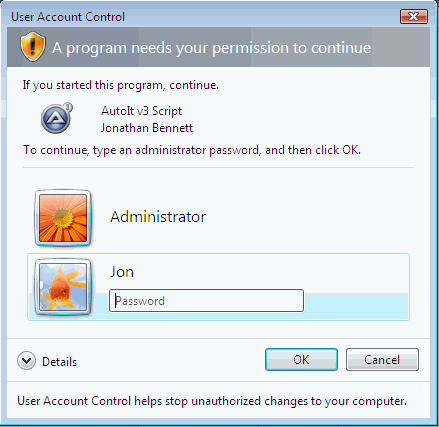 Windows Needs Permission To Continue Vista