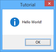 Tutorial - HelloWorld