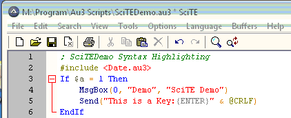 SciTE4AutoIt3 – text editor for AutoIt