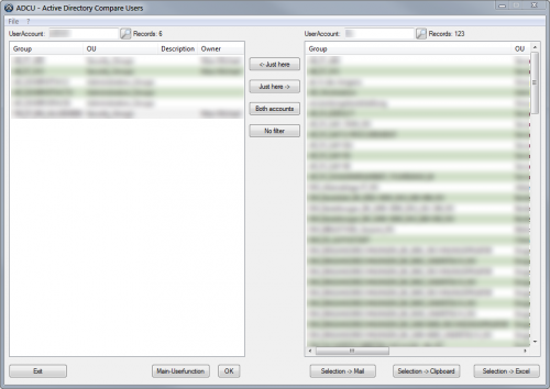 ADCU - Active Directory Compare Users