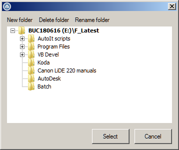 More information about "cFileSelectFolder"