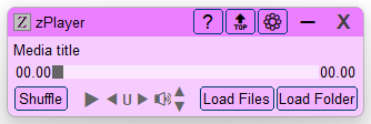 More information about "zPlayer - a small audio and video player based on winmm.dll"