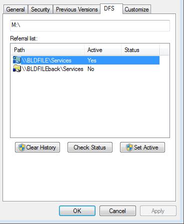 dfs-Rechnung in Windows XP