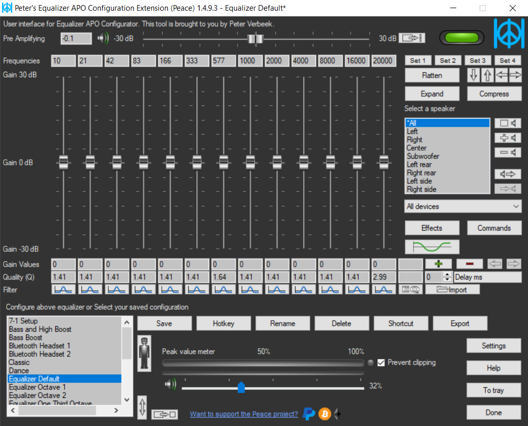 telex sennep Skøn Peace Equalizer shows power of AutoIt - AutoIt Example Scripts - AutoIt  Forums