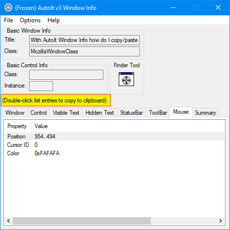 overseas Tom Audreath Voting Solved) With AutoIt Window Info how do I copy/paste Mouse Position? - AutoIt  General Help and Support - AutoIt Forums