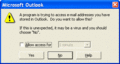 Outlook Security Warning